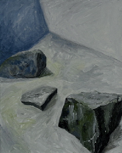 2022-6 Stones in the Landscape I, 50x40