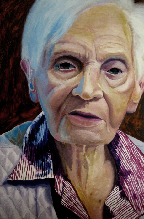 2006-12 Portraet der Mutter mit 96 Jahren, 2006-700